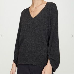 Brochu Walker 100% Cashmere Sweater Grey Size L